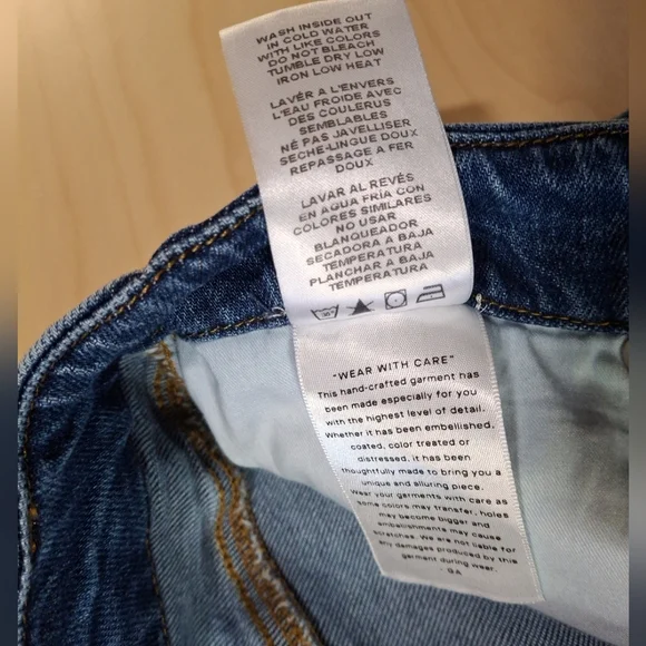 Good American Straight Jeans High Rise Women's 8/29 - Picture 6 of 10